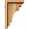 Ekena Millwork Mediterranean Rough Sawn Corbel w/Backplate, Western Red Cedar, 8"W x 8"D x 12"H COR08X08X12MED01RWR - alternate 3